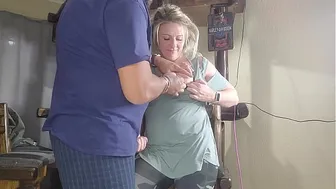 Hot blonde neighbours wife gets her tight ass fucked